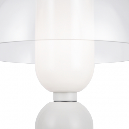 Veioza Maytoni Memory MOD177TL-01W E14 1x40W -  Metal/Ceramica White IP20 [1]