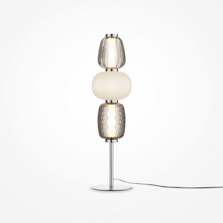 ILUMINAT - Veioza Maytoni Pattern MOD267TL-L28CH3K LED 28W 3000K 3800lm Metal/Glass Chrome IP20