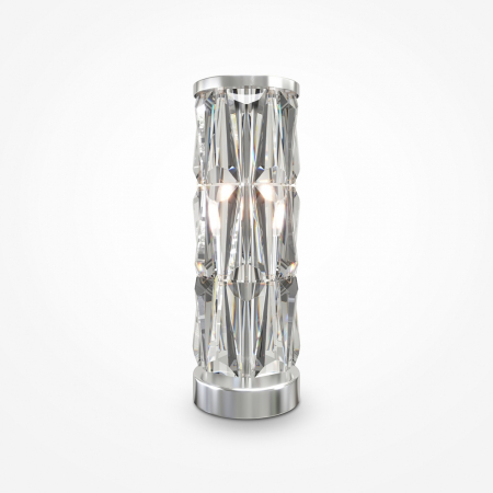 ILUMINAT - Veioza Maytoni Puntes MOD043TL-02CH E14 2x60W -  Metal Glass Chrome IP20