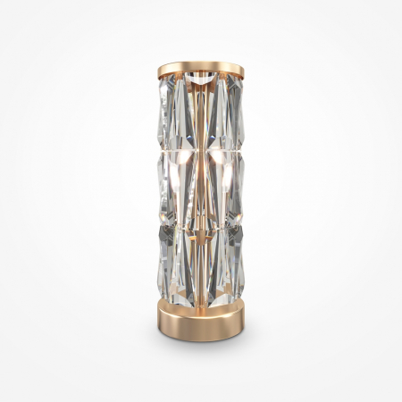 ILUMINAT - Veioza Maytoni Puntes MOD043TL-02G E14 2x60W -  Metal Glass Gold IP20