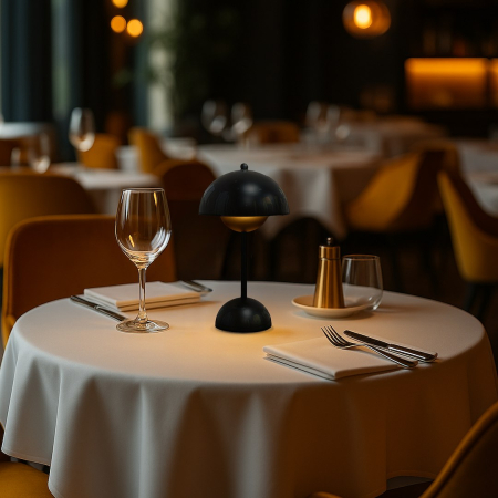 Veioza Milagro Costa LED 3W 300lm 3000K/6000K 3.7V Black Metal & Plastic IP20 [1]