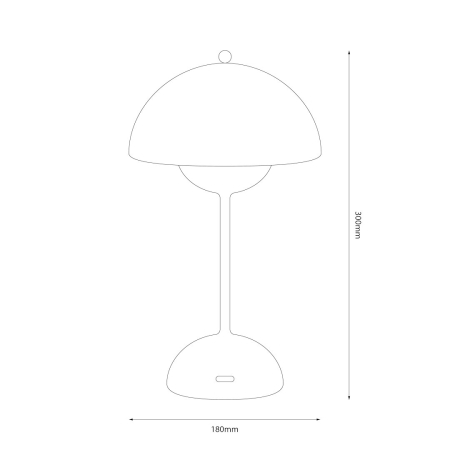 Veioza Milagro Costa LED 3W 300lm 3000K/6000K 3.7V White Metal & Plastic IP20 [7]