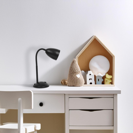 Veioza Milagro Logic E27 1xE27 max 60W   230V Black Metal & Plastic IP20 [1]