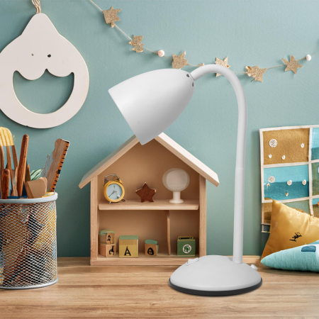 Veioza Milagro Logic E27 1xE27 max 60W   230V White Metal & Plastic IP20 [1]