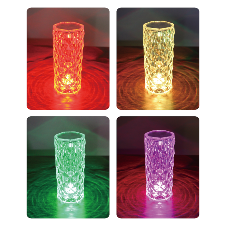 Veioza Milagro Torre LED 1W 55lm RGBW 5V Transparent Plastic IP20 [2]