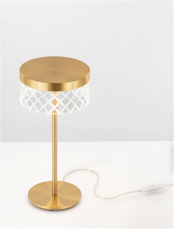 Veioza Nova Luce BION 9186947 LED 6W 3000K 383lm Brass Gold & Acrylic  IP20 [6]