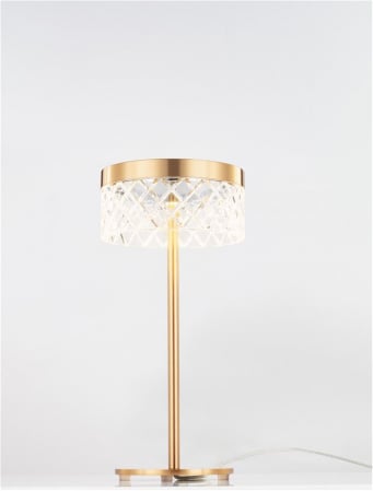 Veioza Nova Luce BION 9186947 LED 6W 3000K 383lm Brass Gold & Acrylic  IP20 [5]