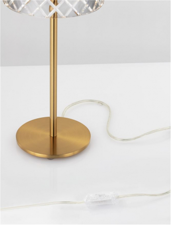 Veioza Nova Luce BION 9186947 LED 6W 3000K 383lm Brass Gold & Acrylic  IP20 [7]