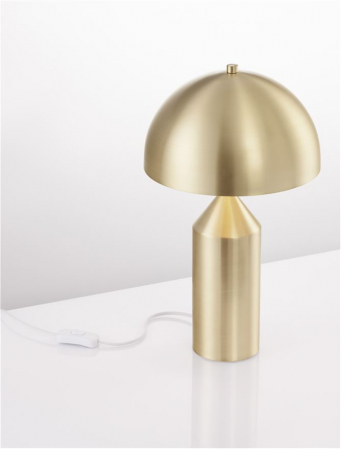 Veioza Nova Luce BOLT E27 1x12W   Brass Gold Metal IP20 [2]