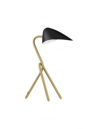 ILUMINAT - Veioza Nova Luce CORK E27 1x12W   Sandy Black & Gold Aluminium IP20