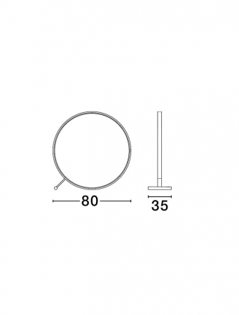 Veioza Nova Luce HOLA 9006098 LED 46W 3000K 3757lm Sandy Black Aluminium Dimmable With remote control IP20 [7]