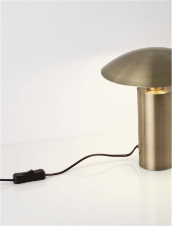 Veioza Nova Luce KARPOS 9011322 Antique Brass Gold Metal LED 5W 264lm 3000K IP20 [4]