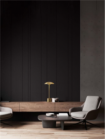 Veioza Nova Luce LASH LED 5W 250lm 3000K Gold Metal  IP20 [2]