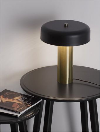 Veioza Nova Luce PANDORA LED 18W 734lm 3000K Gold & Black Aluminium & Acrylic  IP20 [1]