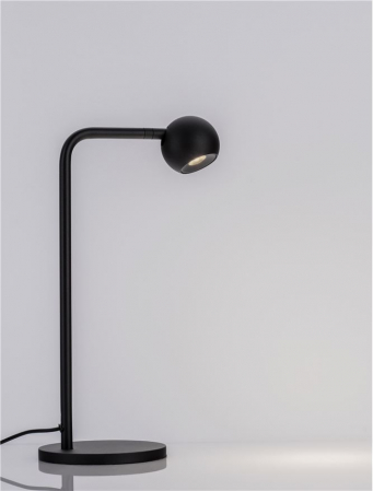 Veioza Nova Luce SFERA 9540253 Sandy Black Aluminium & Steel LED 6W 514lm 3000K IP20 [4]