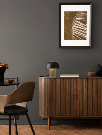 ILUMINAT - Veioza Nova Luce SQUBE 9001085 E27 1x12W    Sandy Black & Gold Metal   IP20