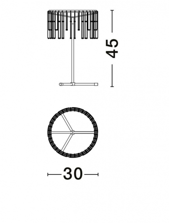 Veioza Nova Luce STELLAR 9186980 LED 16W 3000K 1092lm Touch Dimmable Gold Copper Metal IP20 [5]