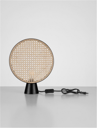 Veioza Nova Luce TIERRA 9586627 & Sandy Black Metal Base E27 1x12W IP20 [2]