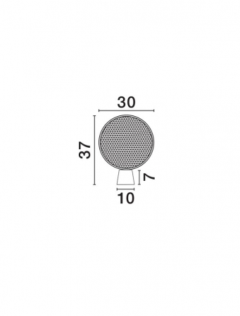 Veioza Nova Luce TIERRA 9586627 & Sandy Black Metal Base E27 1x12W IP20 [5]