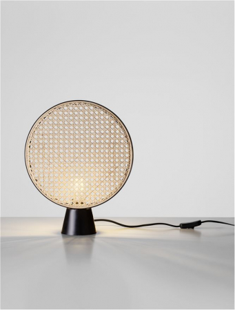 Veioza Nova Luce TIERRA 9586627 & Sandy Black Metal Base E27 1x12W IP20 [3]
