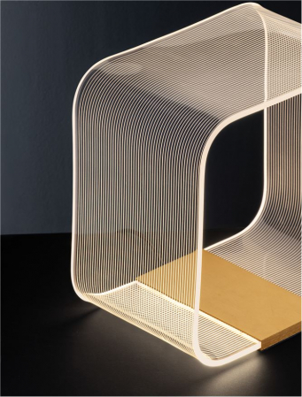 Veioza Nova Luce VALENTIN 9030638 LED 14W 3000K 786lm Brass Gold Aluminium & Acrylic  Dimmable IP20 [4]