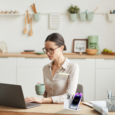 Veioza Rabalux Cerie LED 4W 200lm 3000, 4000, 6500K plastic plastic alb alb IP20 [14]