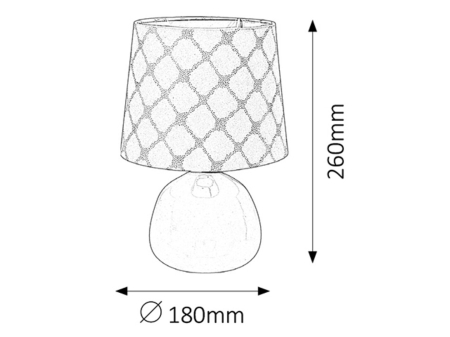 Veioza Rabalux Ellie E14 E14 1x MAX 40W   ceramică white stil standard 230V, 50Hz IP20 4379 [2]