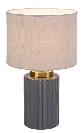 ILUMINAT - Veioza Rabalux Glovy E14 1x MAX 40W ceramică textil gri IP20
