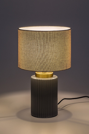 Veioza Rabalux Glovy E14 1x MAX 40W ceramică textil gri IP20 [2]