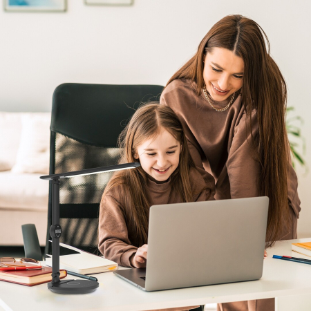 Veioza Rabalux Isak LED 9W 570lm 3000,4000,6500K plastic plastic negru alb IP20 [13]