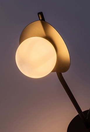 Veioza Rabalux Jules G9 1x MAX 5W metal sticlă negru IP20 [3]