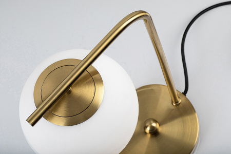 Veioza Rabalux Kiara E27 1x MAX 35W  metal sticlă auriu IP20 [4]