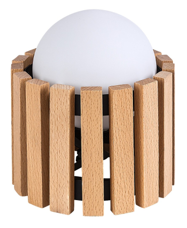 Veioza Rabalux Noxelle G9 G9 1x MAX 5W lemn mat black wood stil scandinav, IP20 74420 [1]