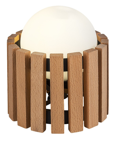 Moderne - Veioza Rabalux Noxelle G9 G9 1x MAX 5W lemn mat black wood stil scandinav, IP20 74420