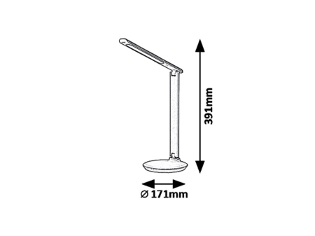 Veioza Rabalux Osias LED 9W 400lm 2700-6500 plastic white stil modern 230V, 50Hz IP20 6979 [3]