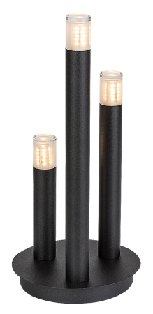 ILUMINAT - Veioza Rabalux Ramira G9 G9 3x MAX 5W metal black stil modern, IP20 74365