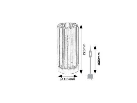 Veioza Rabalux Veness E27 E27 1x MAX 40W   metal mat black stil clasic 230V, 50Hz IP20 74206 [4]