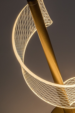 Veioza Rabalux Zofrael LED 6W 450lm 3000K metal acril auriu transparent IP20 [3]