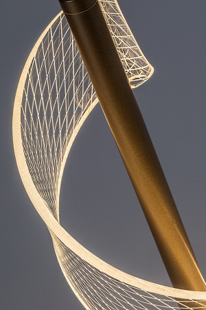 Veioza Rabalux Zofrael LED 6W 450lm 3000K metal acril auriu transparent IP20 [4]