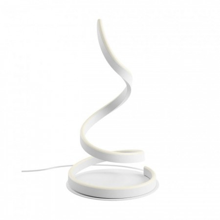 BLACK FRIDAY - Veioza Redo Scroll, alb mat, LED, 19W, 1050 lumeni, 3000K/4000K/6000K, H. 46 cm, 01-4278