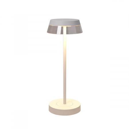 Reincarcabile - Veioza reincarcabila, REDO, ILUNA, R90306, sand white, LED, 2,5W, 206 lm, 2700/3000K, stepless dimmable 100% - 5%, IP65