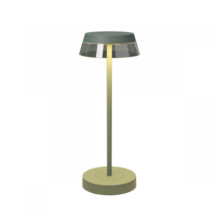 Reincarcabile - Veioza reincarcabila, REDO, ILUNA, R90309, SAGE GREEN, LED, 2,5W, 206 lm, 2700/3000K, stepless dimmable 100% - 5%, IP65
