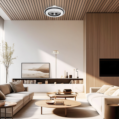 Ventilator Milagro Zephyr LED 48W  3000K/6000K 230V Black Metal & Plastic IP20 [4]