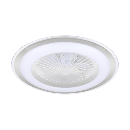 Ventilator Milagro Zephyr LED 48W  3000K/6000K 230V Silver Metal & Plastic IP20 [1]