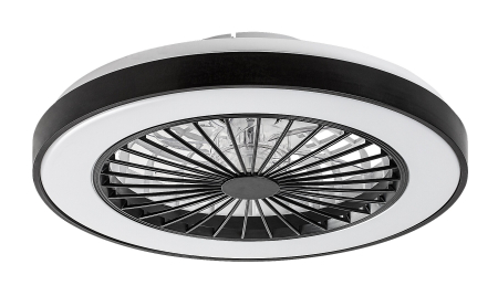Ventilator Rabalux Dalfon2 LED 40W 2200lm 3000K, 4000K, 6000 plastic black stil functional, IP20 71336 [1]