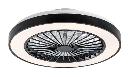 ILUMINAT - Ventilator Rabalux Dalfon2 LED 40W 2200lm 3000K, 4000K, 6000 plastic black stil functional, IP20 71336
