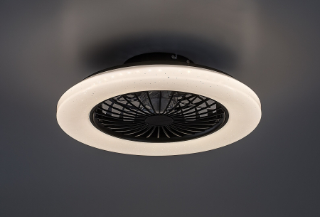 Ventilator Rabalux Dalfon2 LED 48W 1900lm 3000-6500 metal/ plastic black stil funcțional 230V, 50Hz IP20 71329 [3]