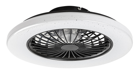 Ventilator Rabalux Dalfon2 LED 48W 1900lm 3000-6500 metal/ plastic black stil funcțional 230V, 50Hz IP20 71329 [1]
