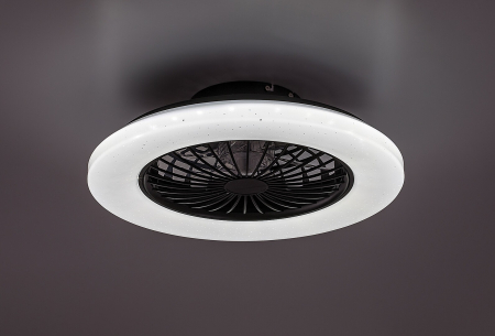 Ventilator Rabalux Dalfon2 LED 48W 1900lm 3000-6500 metal/ plastic black stil funcțional 230V, 50Hz IP20 71329 [4]