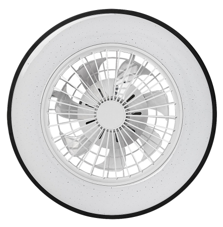 Ventilator Rabalux Dalfon2 LED 48W 2800lm 3000-6500 metal/ plastic black stil funcțional 230V, 50Hz IP20 71331 [6]